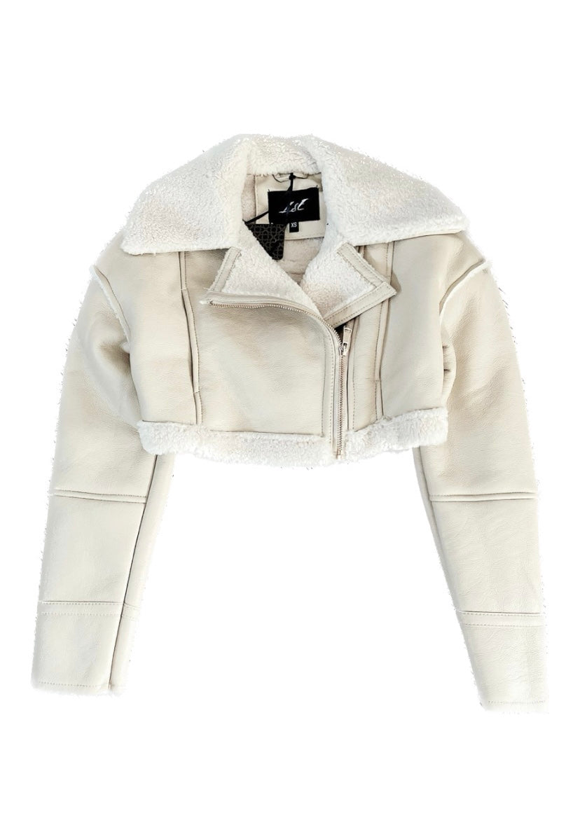 Jacket Aviadora Beige