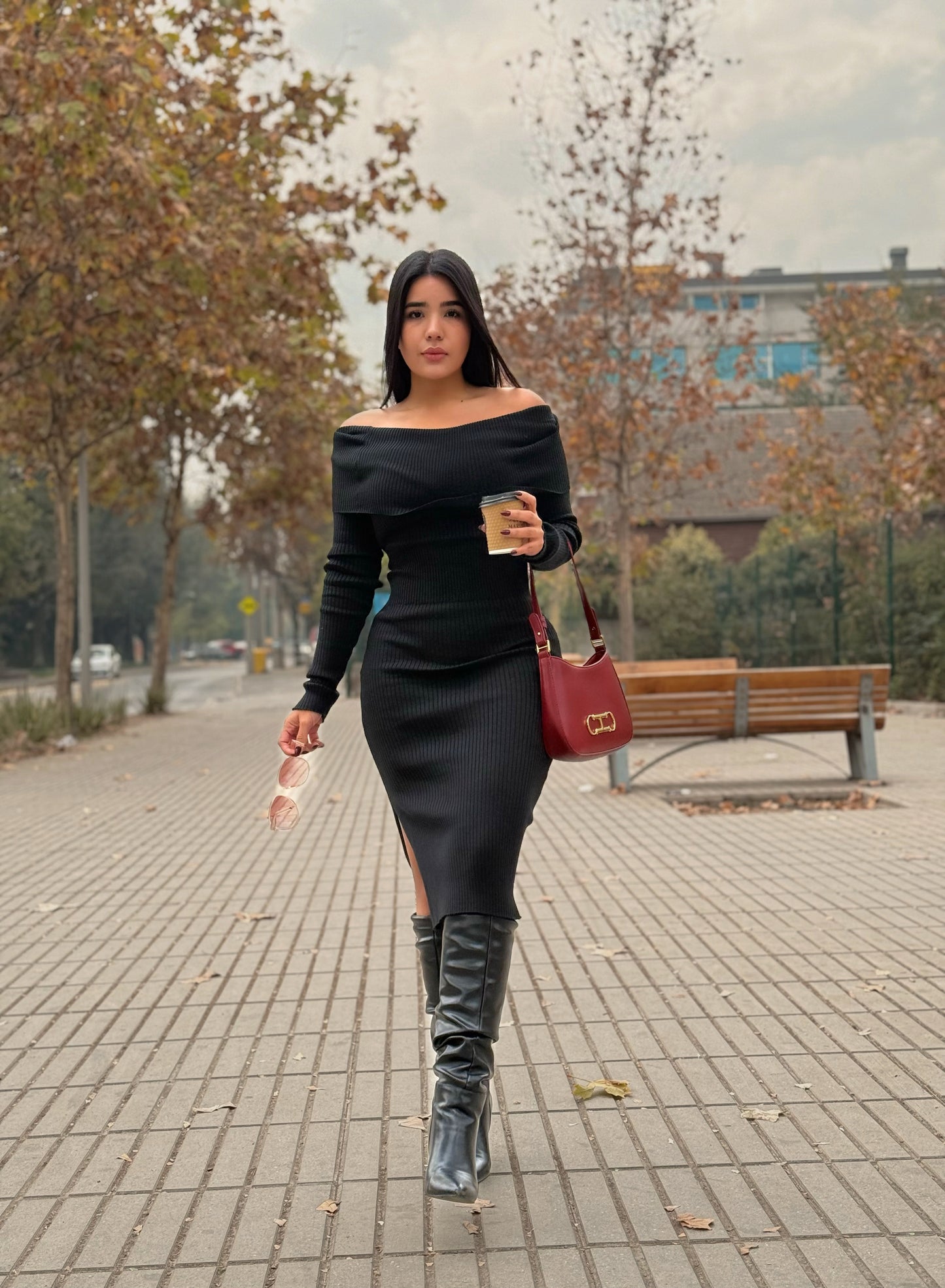 Vestido Lanilla Black