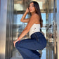 Jeans Paradise Flare Trenzado