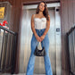 Jeans Flare Curva Perfecta
