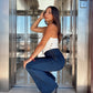 Jeans Paradise Flare Trenzado