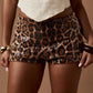 Short Animal Print