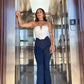 Jeans Paradise Flare Trenzado