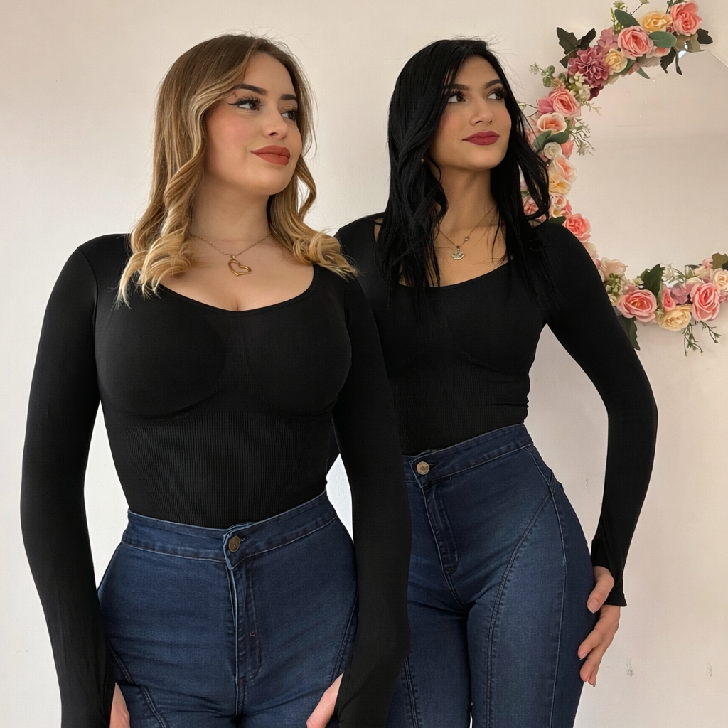 Body  Mediana Compresión Manga Larga