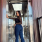 Jeans Paradise Flare Trenzado