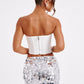 Falda Glow Silver