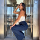 Jeans Paradise Flare Trenzado