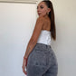 Jeans Roma Gris Rectos