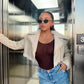 Jacket Aviadora Beige