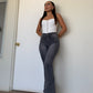 Jeans Flare Gris