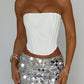 Falda Glow Silver
