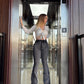 Jeans Flare Bi Color