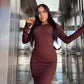 Vestido Lanilla Ajustado