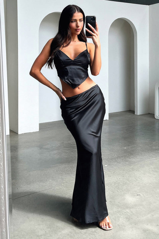 Falda Maxi Black