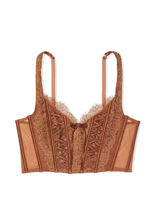 Corset Victoria’s Secret Café Caramel Kiss – Lace Up